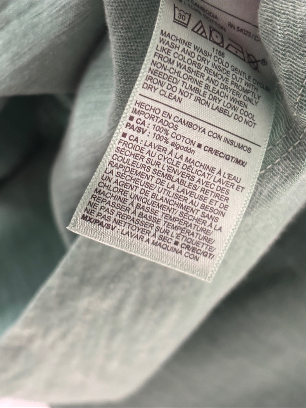 NWT Old Navy Women’s Basic Tee in Sage Green SIZE 4X - Picture 4 of 5